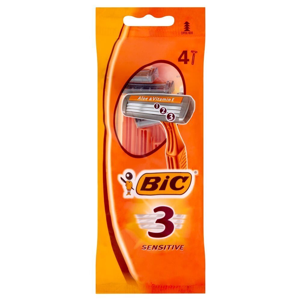 Бритвенный станок BIC 3 sensitive. Бритва BIC 3 одноразовая для чувствительной кожи 4шт. BIC бритва "БИК 3" для чувствительной кожи, бл. 4*20. Станок для бритья BIC "3 sensitive" одноразовый 4 шт..