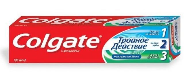 Колгейт з/п 100мл Тройное действие